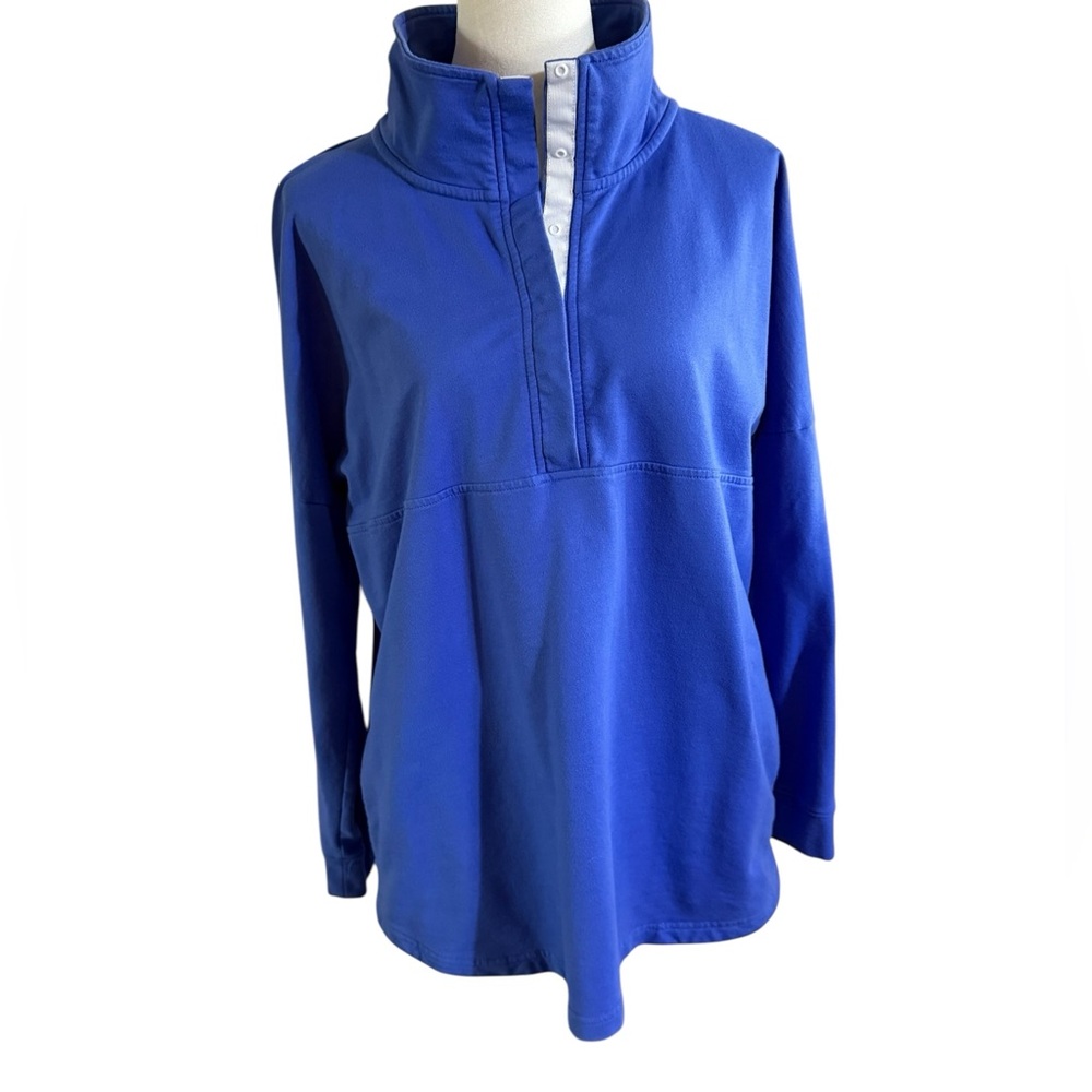 Chadwicks Real Comfort Royal Blue Snap Closure Shirt